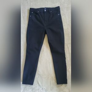 Gap, black skinny jeans, size 12